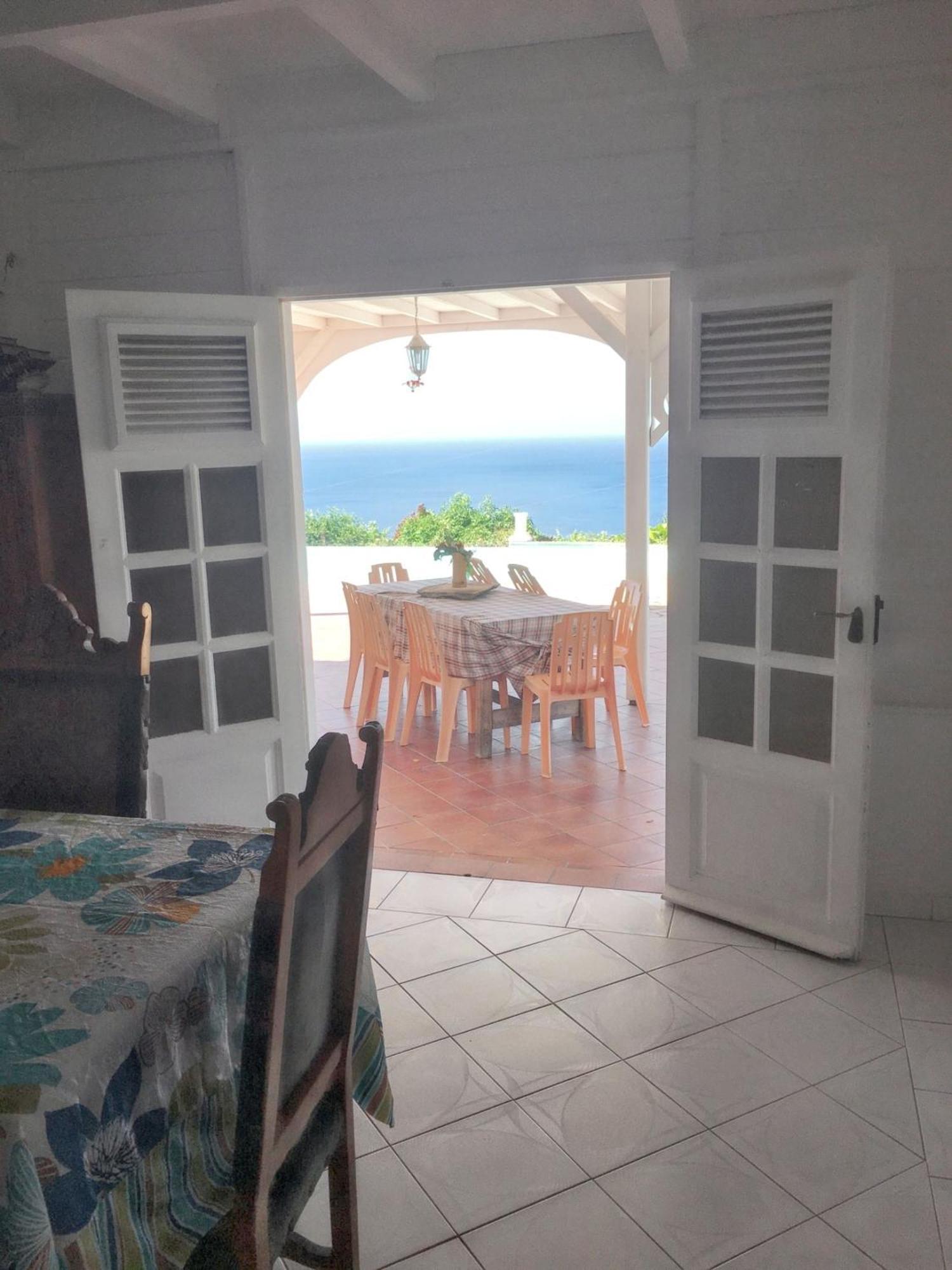 Villa Enchantee Avec Vue Sur Mer Et Piscine Au Carbet Ле-Карбе Екстер'єр фото